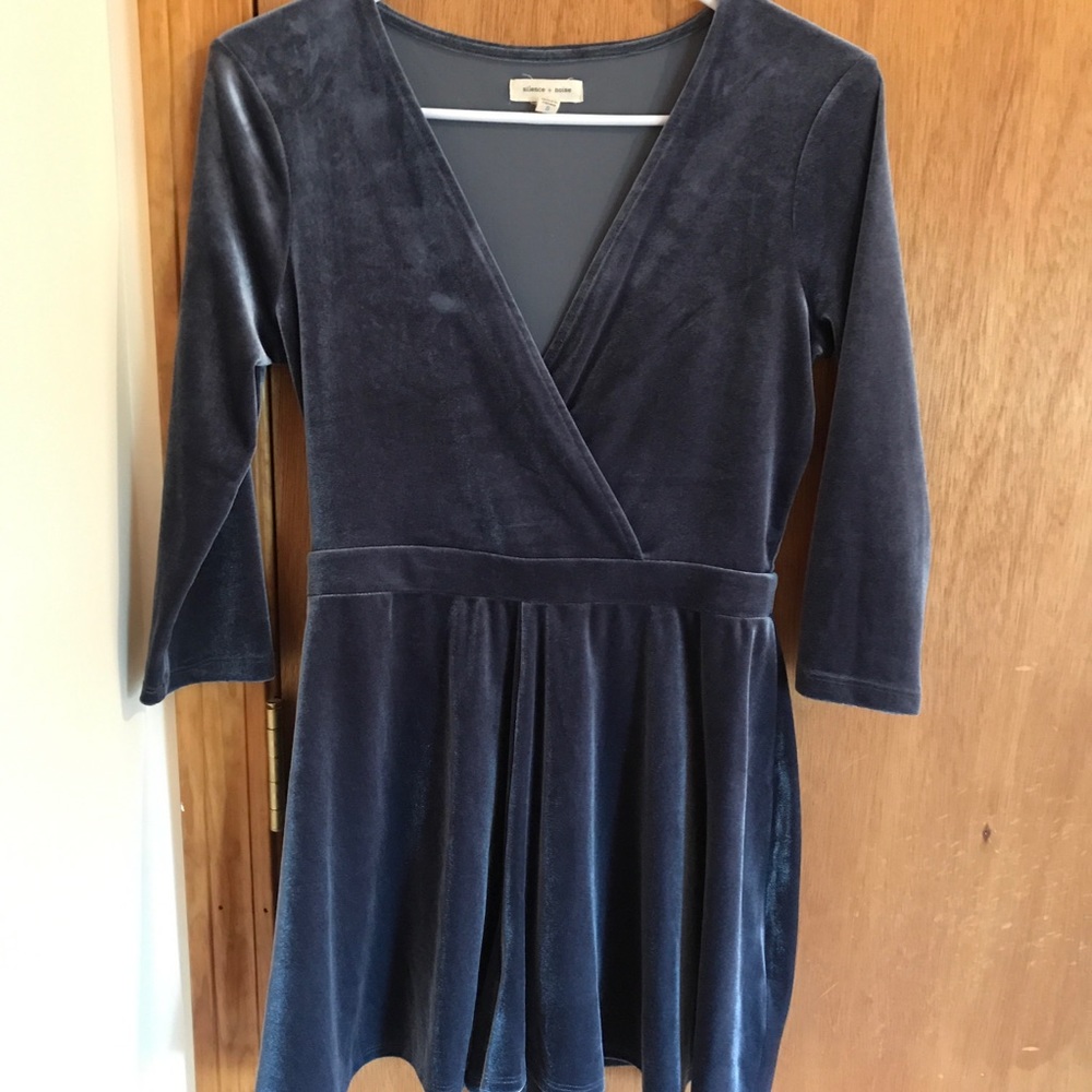 Urban Outfitters Silence + Noise Velvet Romper